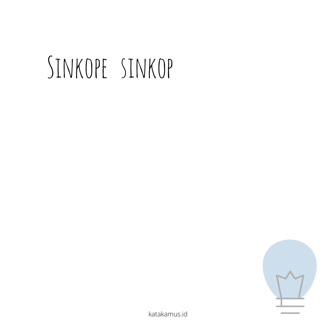 gambar sinkope - sinkop