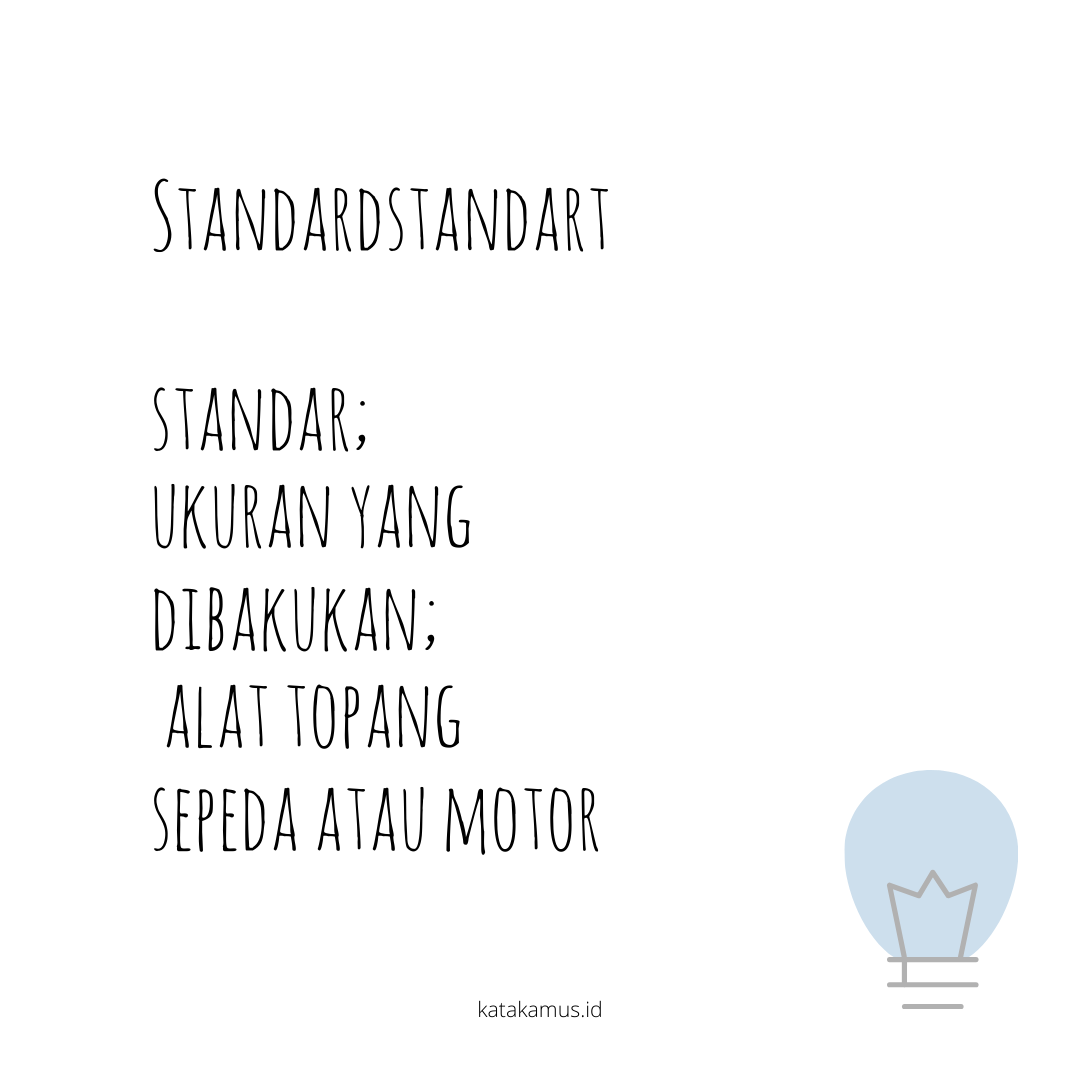 gambar standard/standart - standar