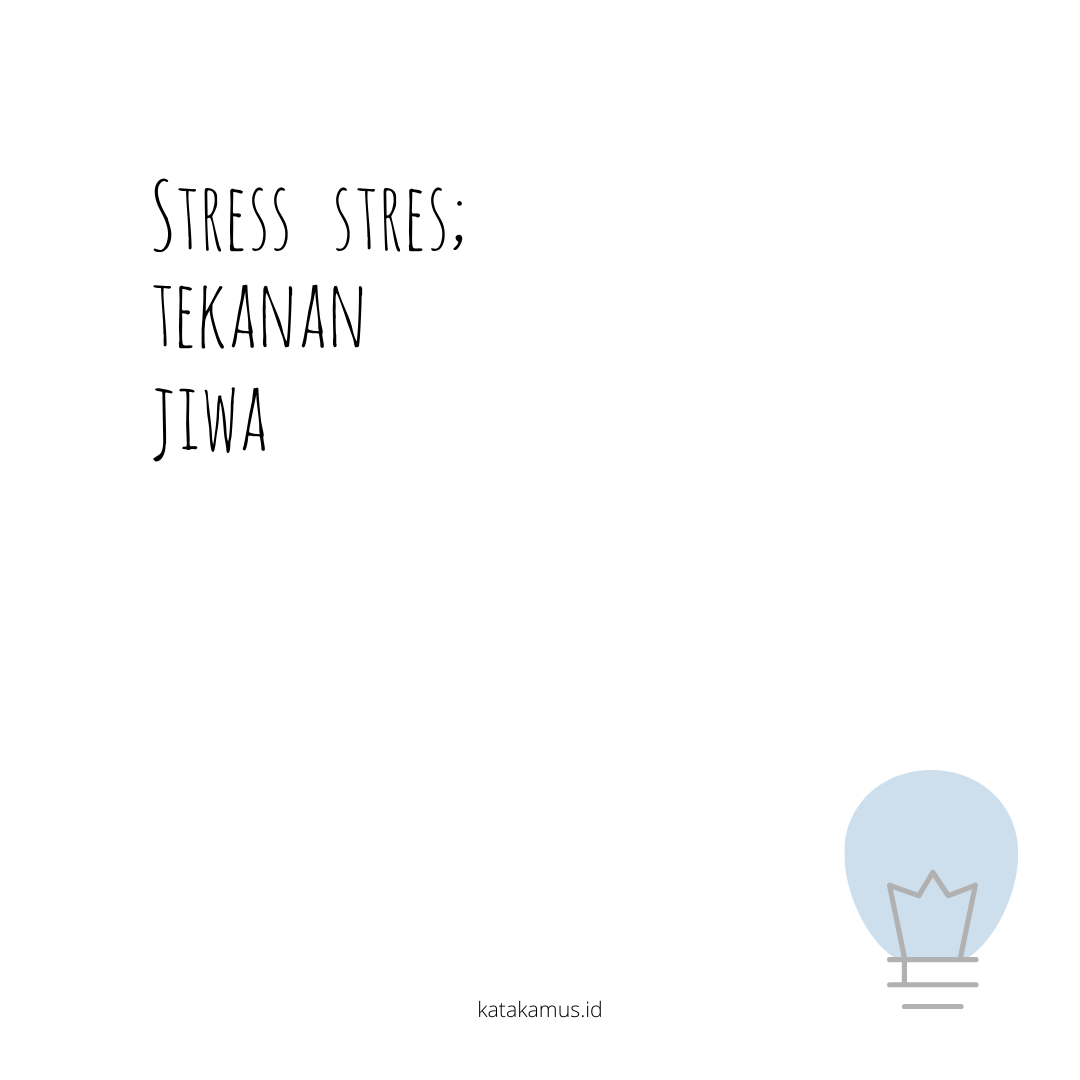 gambar stress - stres