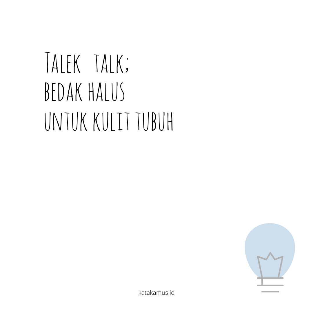 gambar talek - talk