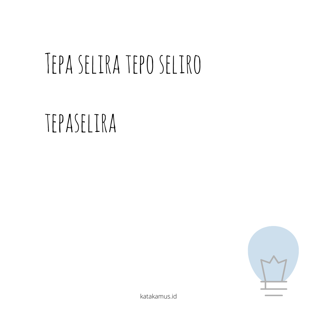 gambar tepa selira/ tepo seliro - tepaselira