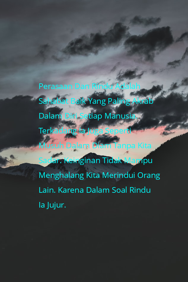 11 Gambar Kata  Rindu Dalam  Diam  Gambar Tulisan